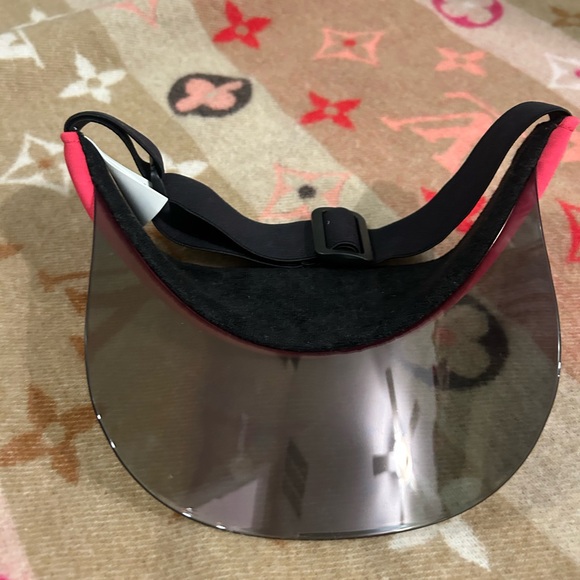 ALO Yoga Pink Visor with Reflective Shield